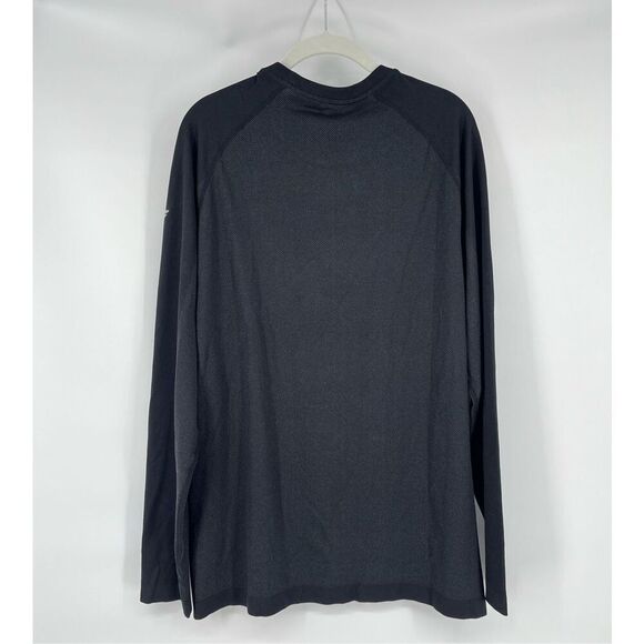 NEW Fabletics The Training Day Long Sleeve Tee Black Men's Size Extra Large XL - Picture 3 of 10